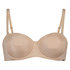 Naomi Padded Underwired Strapless Bra, Beige