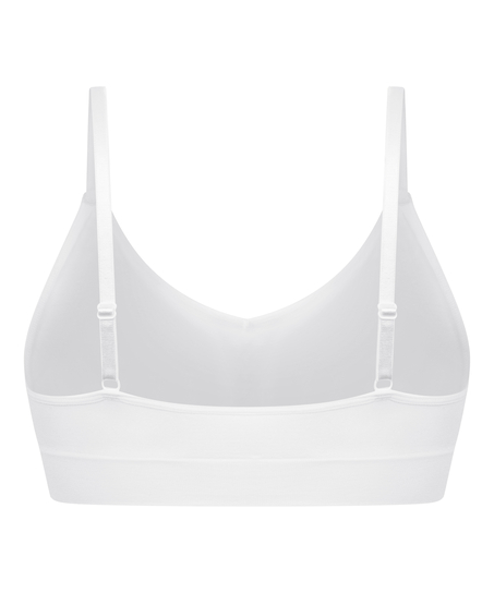 Dide Triangel-bralette, Hvit