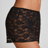 Short Allover Lace, Svart