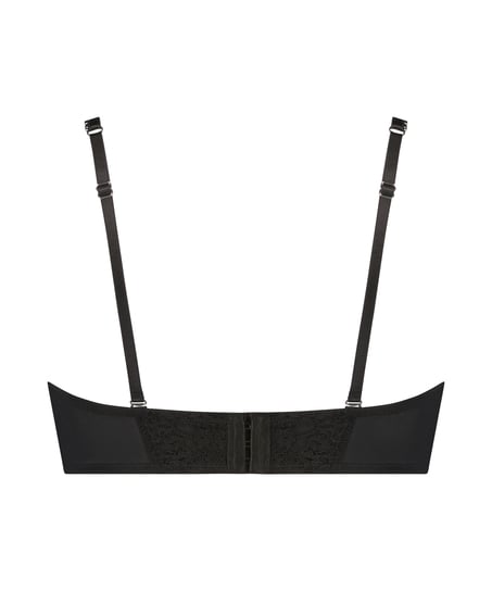 Foret stroppefri BH med bøyle Daisy, Svart