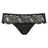 Lace Thong bokser, Svart