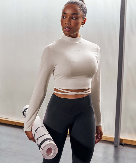 HKMX Make Me Zen tights med høy midje, Svart