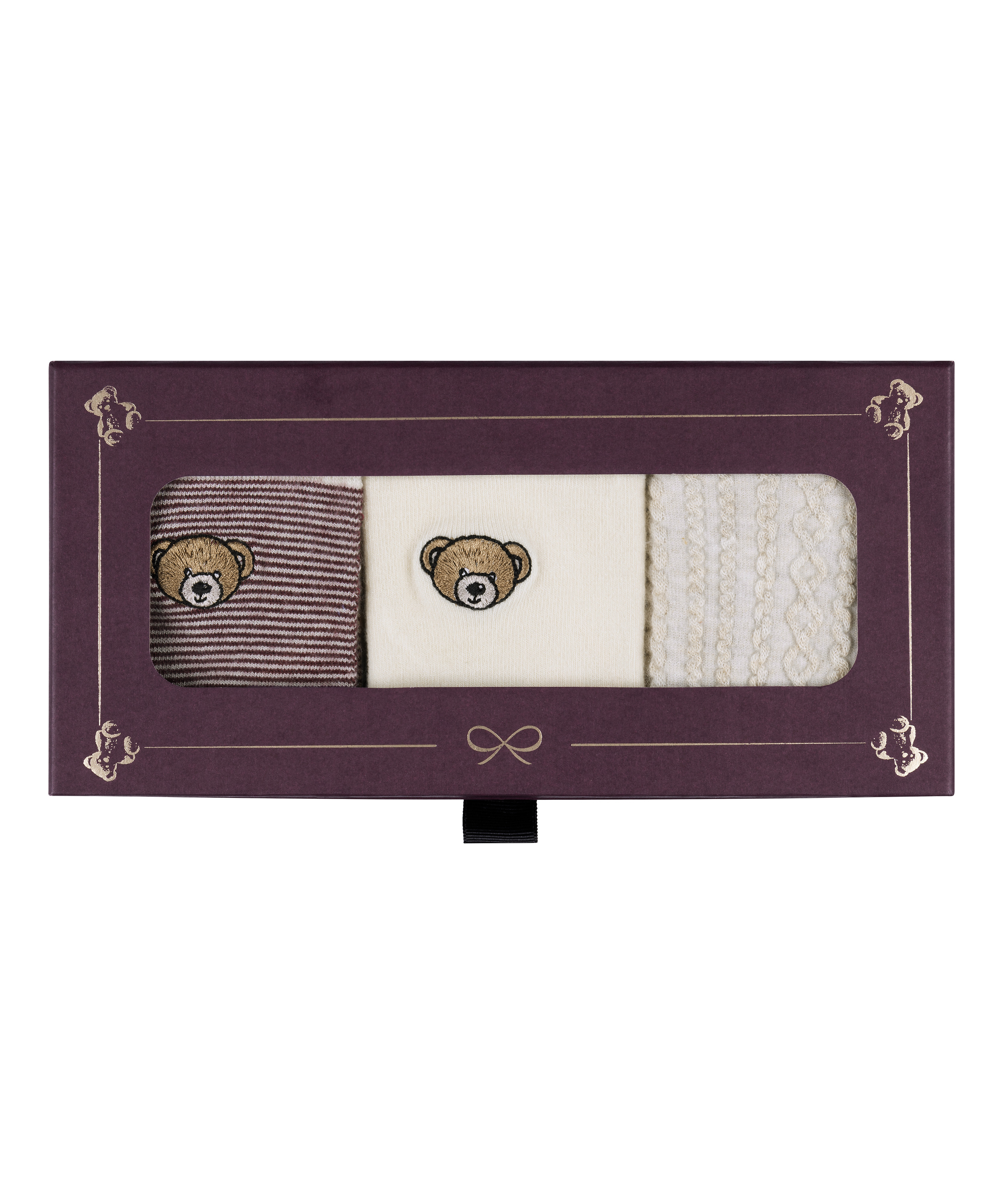 3 par sokker Giftpack, Hvit, main