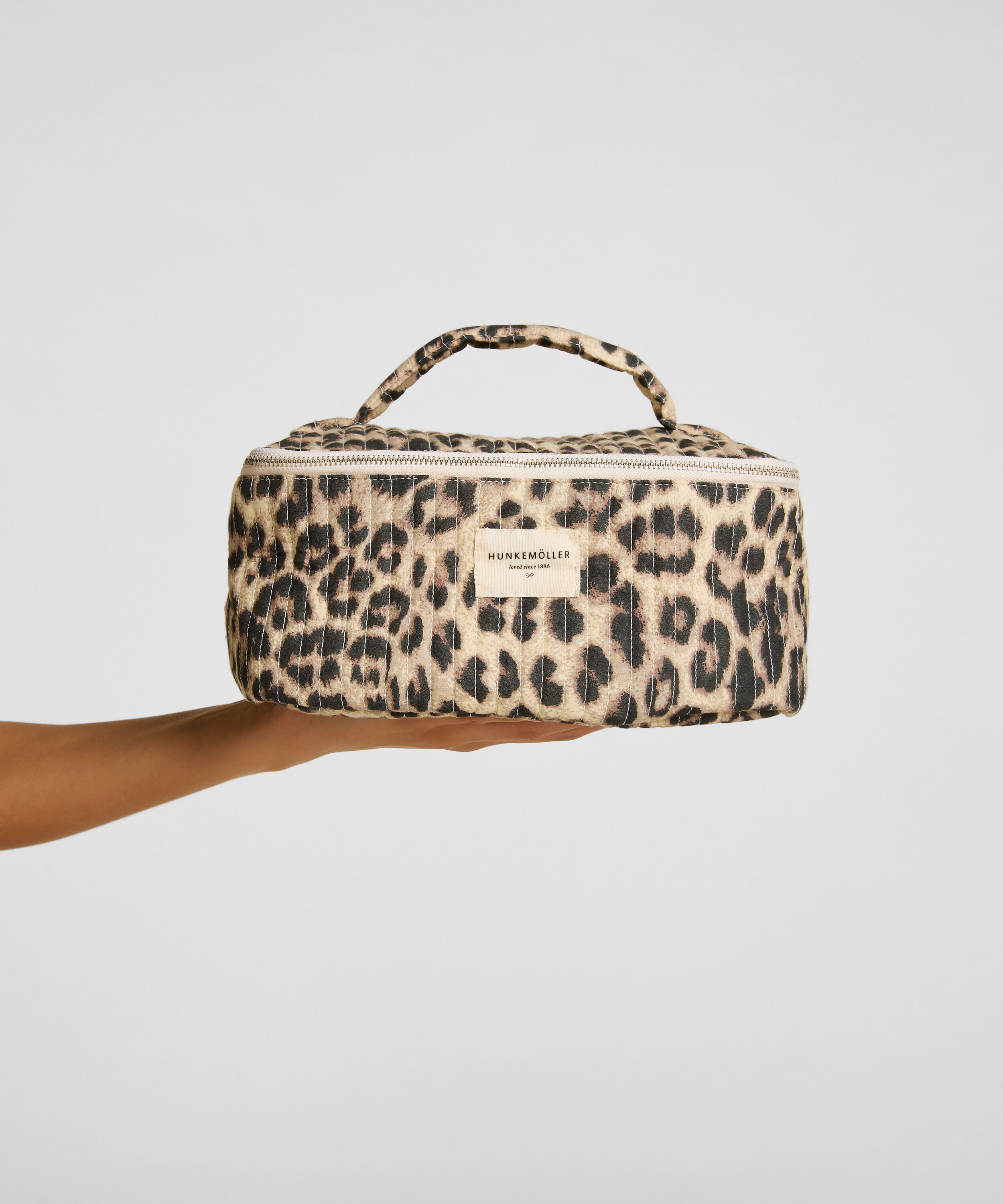 Toalettveske Leopard, Beige Toalettveske Leopard, Beige