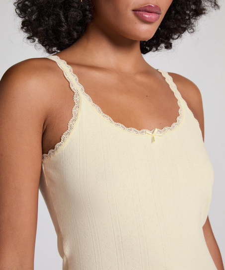 Pointelle singlett, Gul