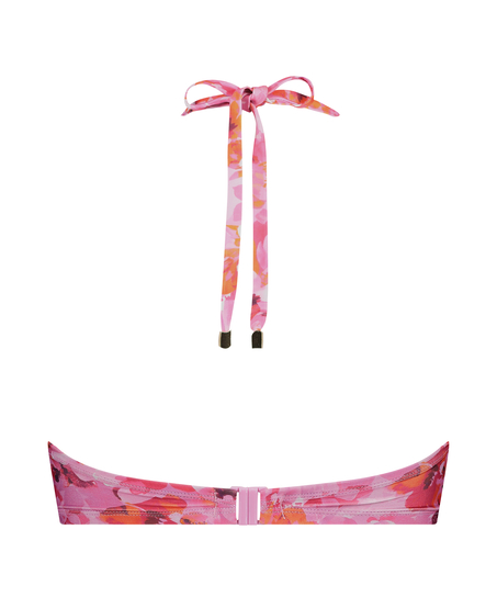 Bikinitopp Floral skål E +, Rosa