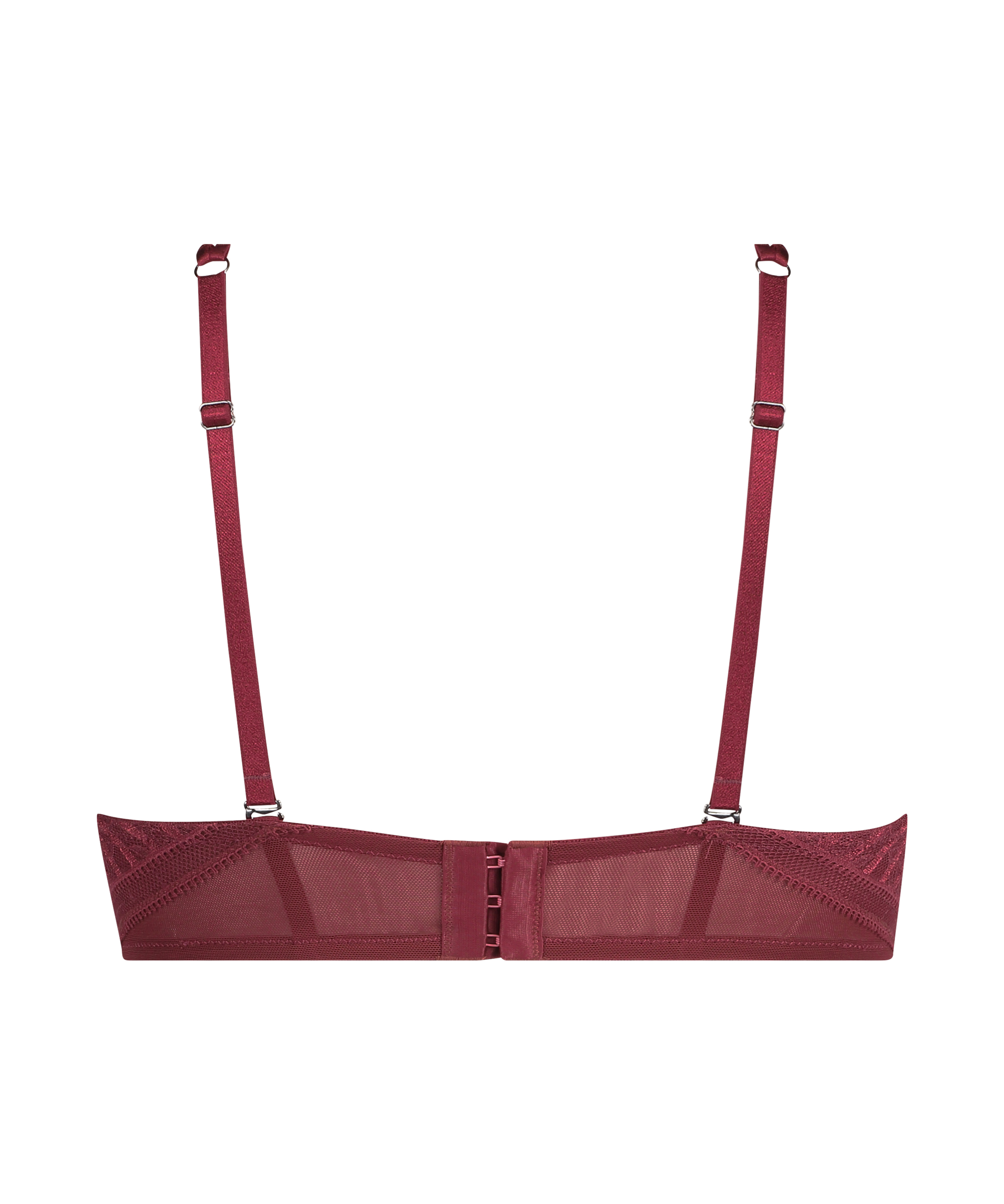 Kriss stroppeløs og polstret BH med spiler I AM Danielle, Rød, main