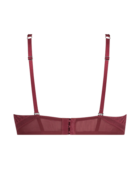 Kriss stroppeløs og polstret BH med spiler I AM Danielle, Rød
