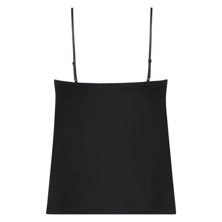 A-Line jersey cami-topp, Svart