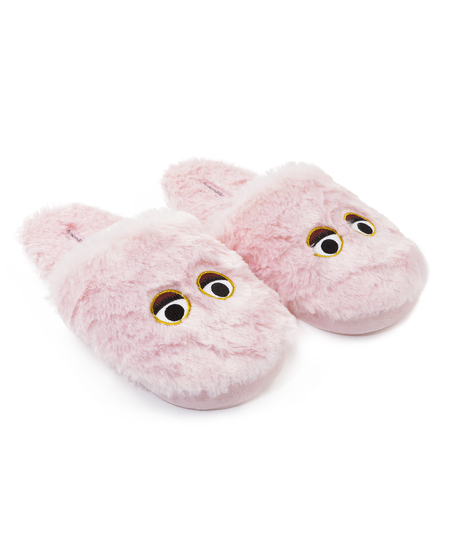 Face Slippers, Rosa