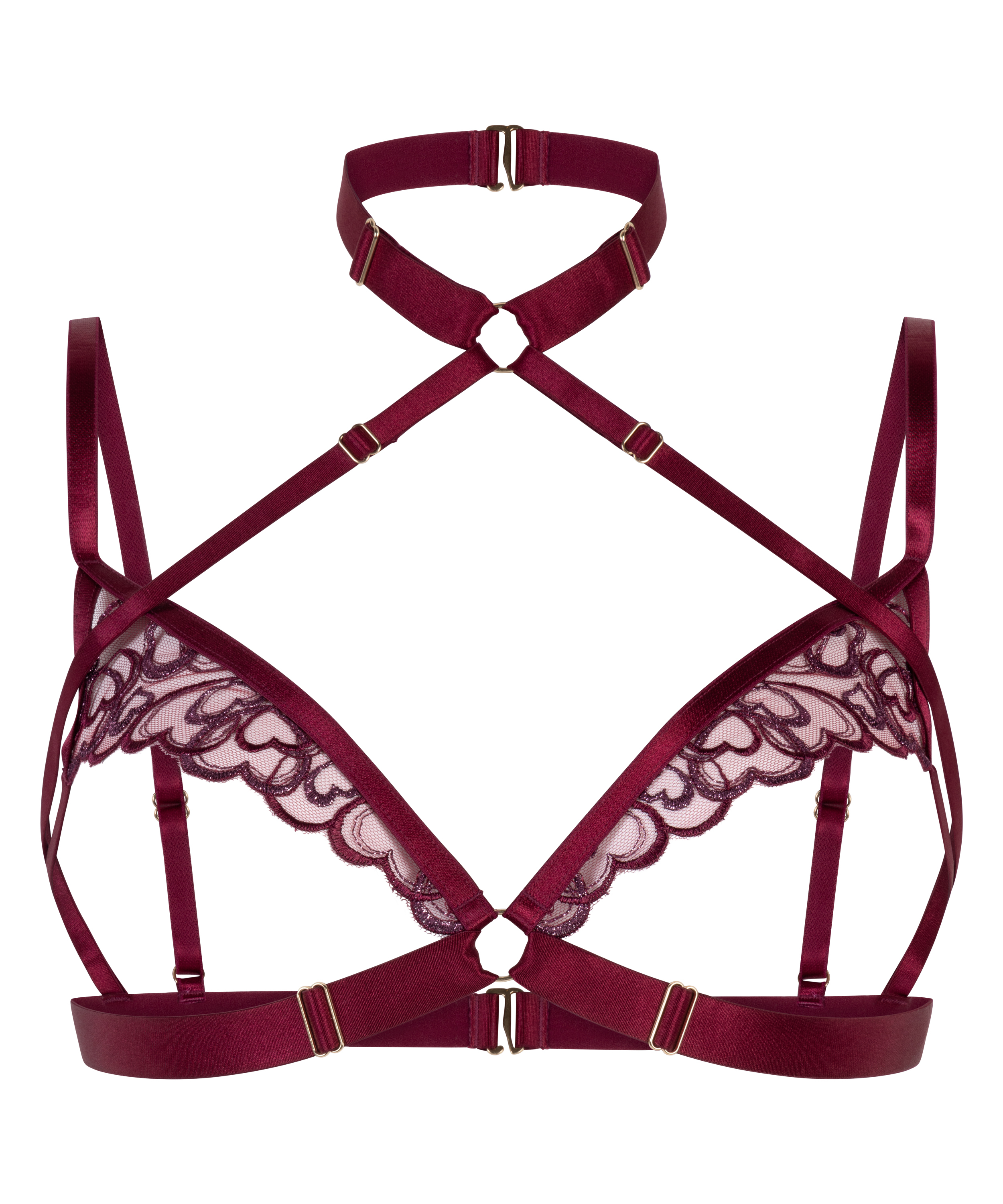 Scarlett-harness-topp, Rød, main