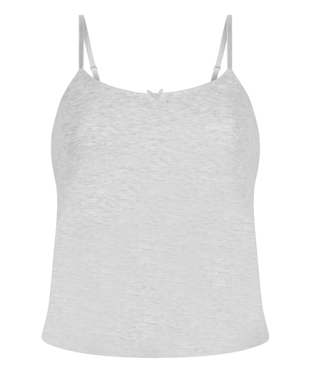 Pointelle Pyjamastopp, Grå