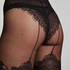 15 Denier Tights Suspender Detail, Svart