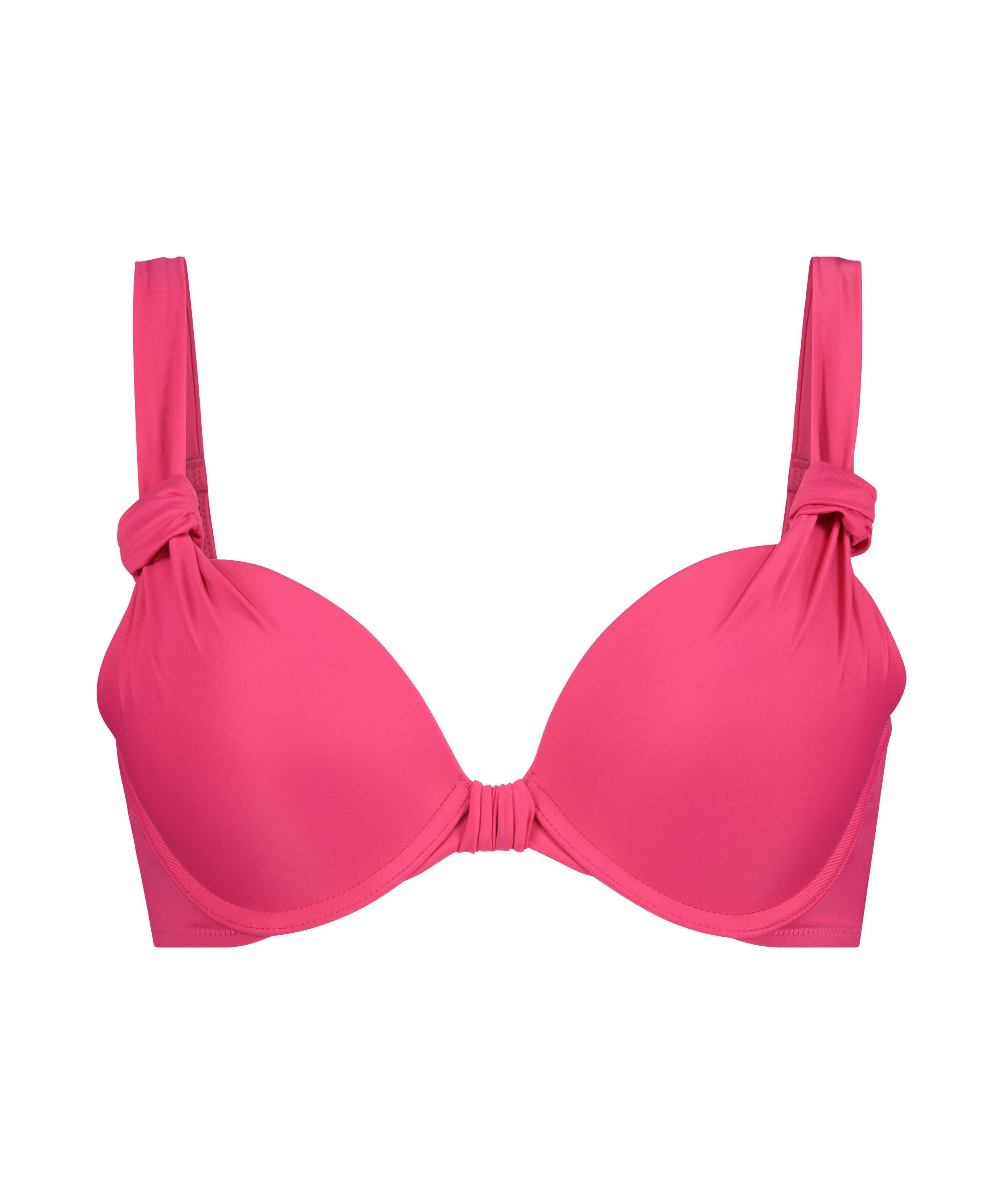Luxe pushup bikinitopp sk&aring;l A &ndash; E, Rosa, main