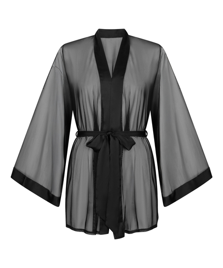Kimono Maxime Tulle, Svart