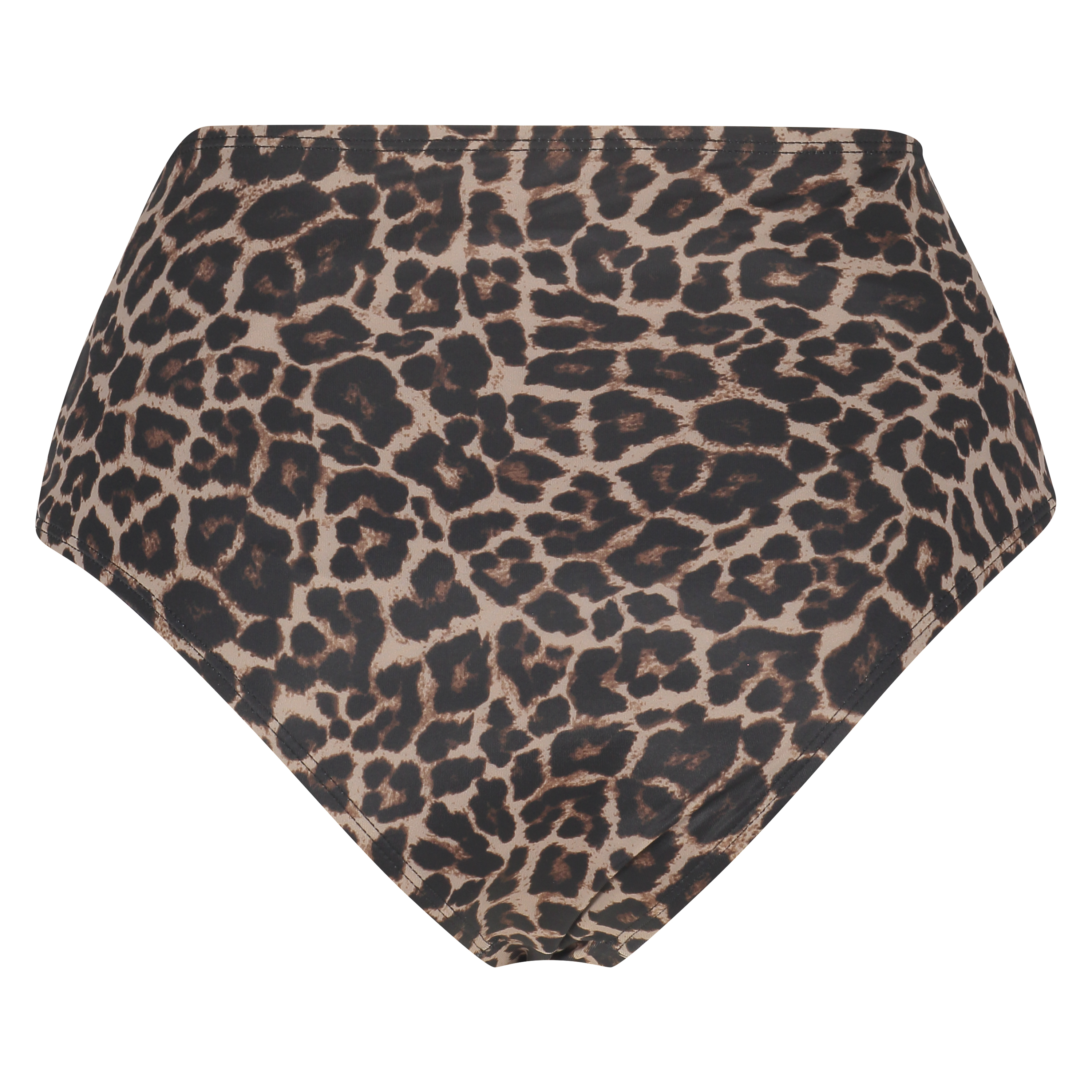 brasiliansk high leg Leopard bikiniunderdel, Beige, main