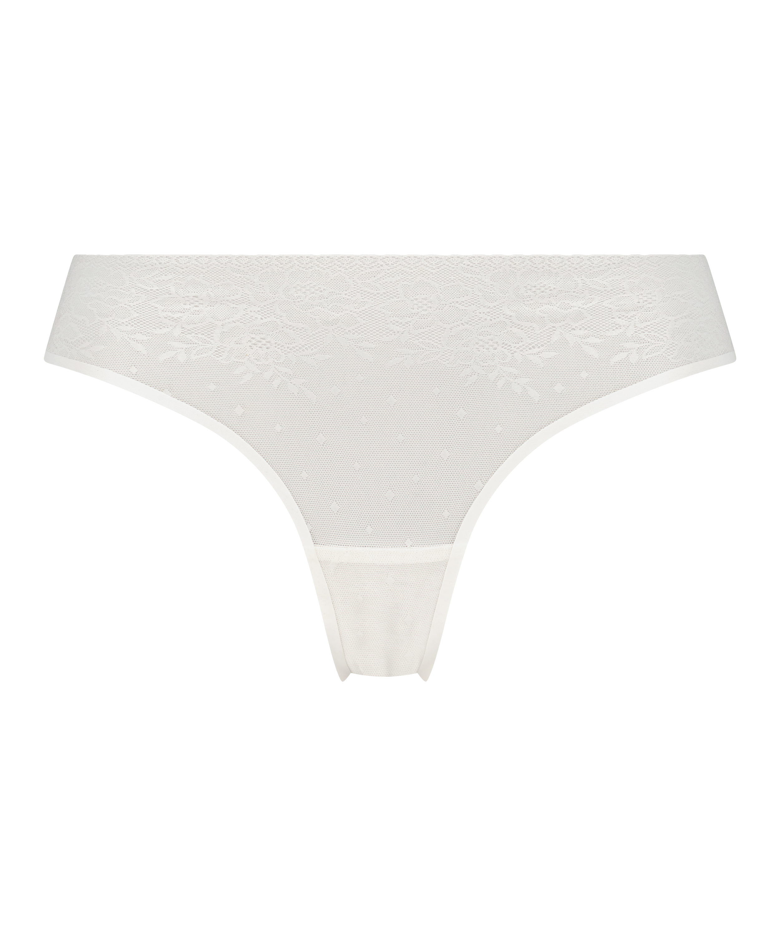 Allover Lace invisible g-streng, Hvit, main