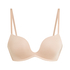 ﻿Vattert bh med bøyle push-up Deep-V, Beige