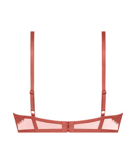 Uforet BH med bøyler Arabella, Rød