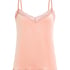 Cami-topp Velours Lace, Rosa