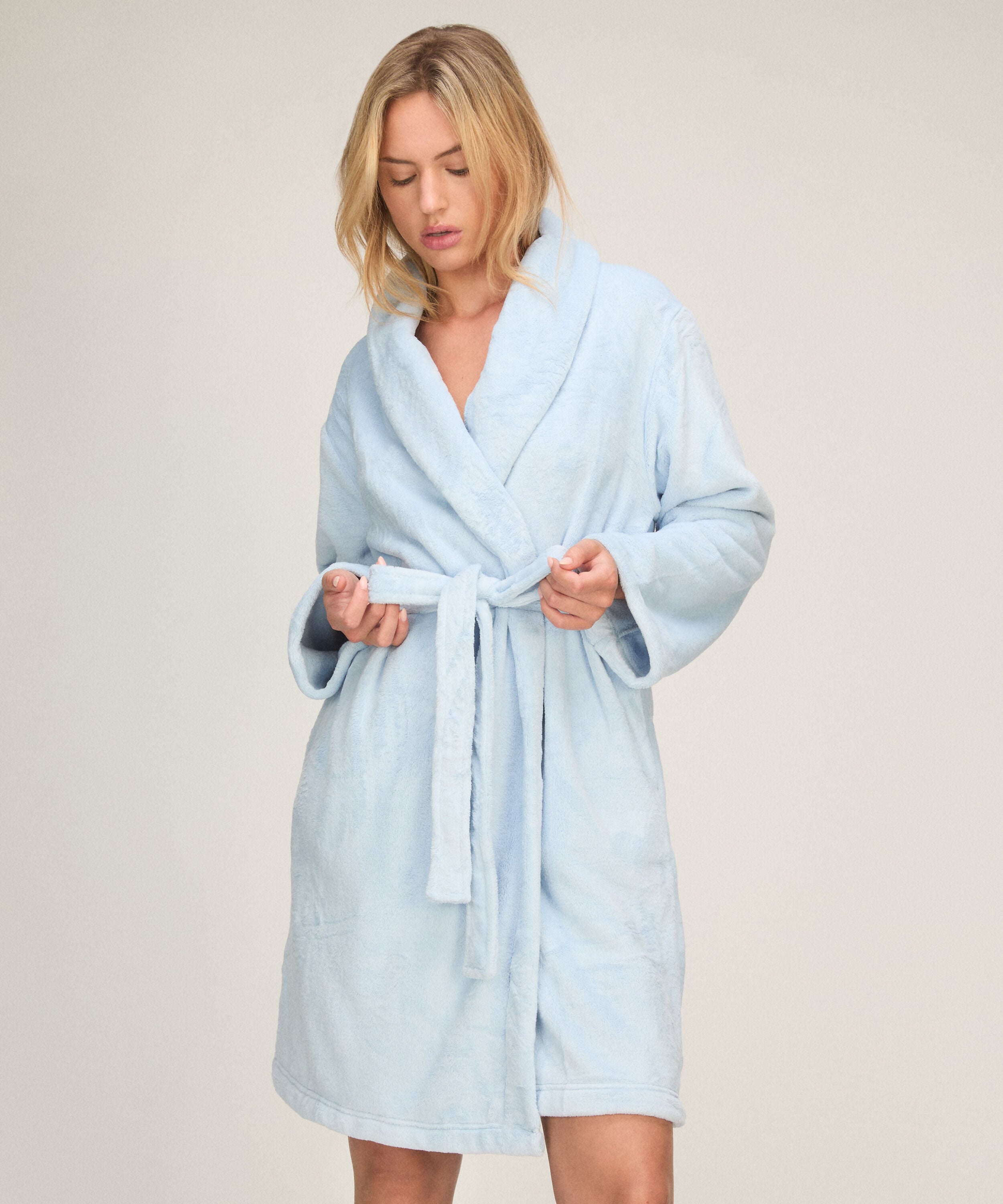 Robe Fluffy Fleece, Blå Robe Fluffy Fleece, Blå