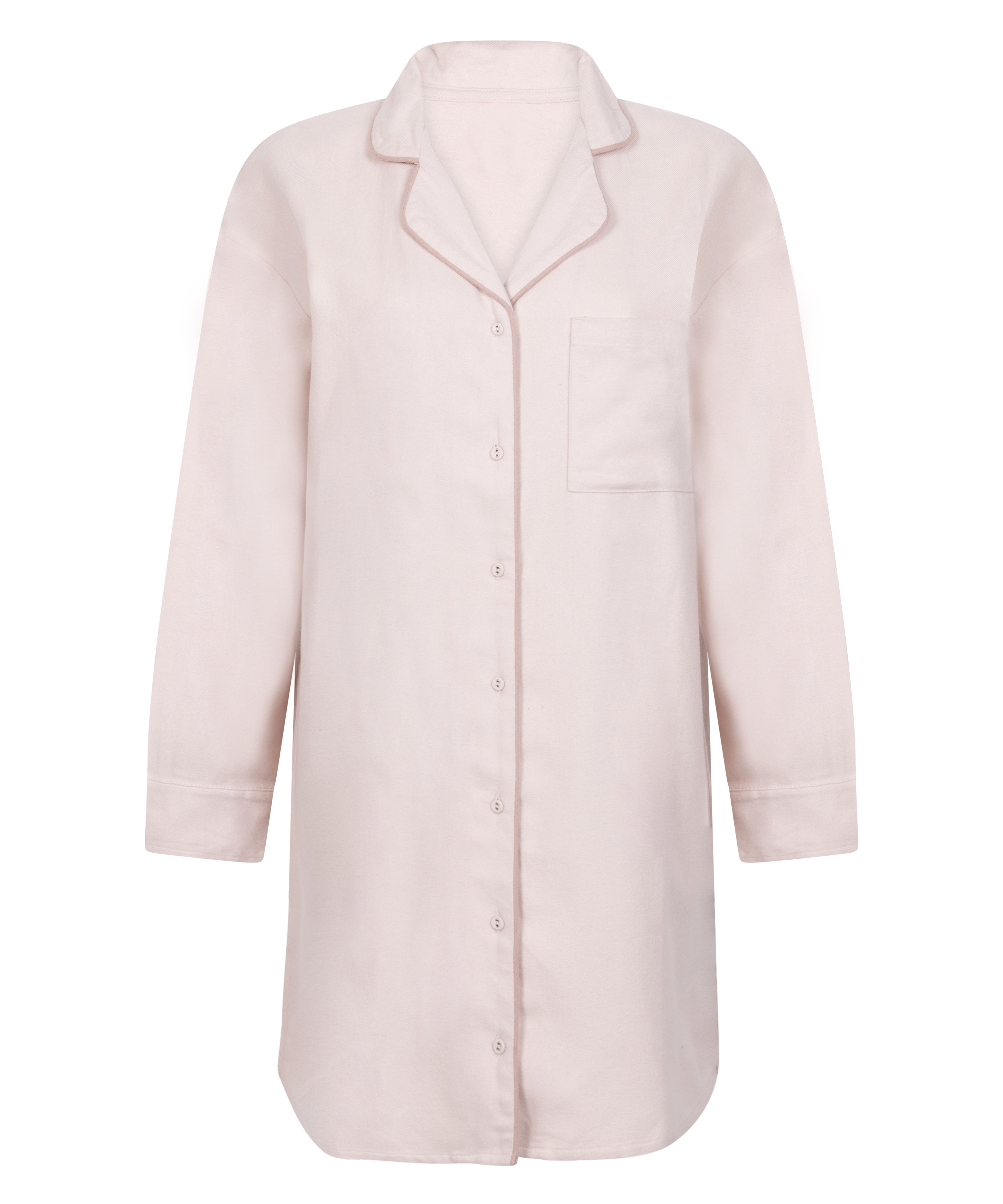 Nattskjorte Flanell, Lilla, main
