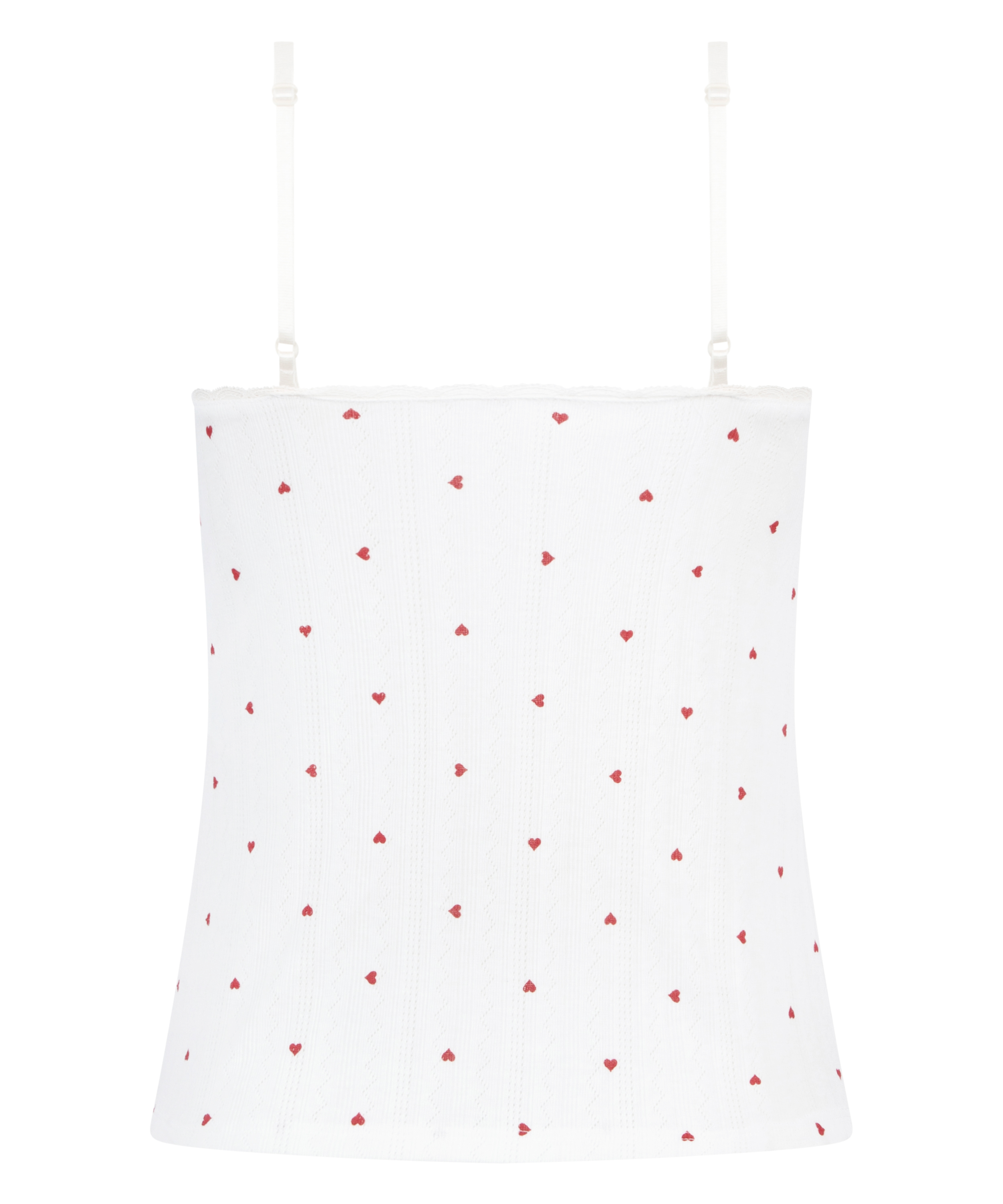 Cami lace top, Hvit, main