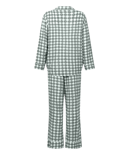 Pyjamassett twill, Grønn