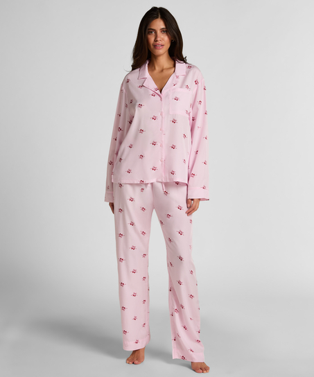 Jacket Woven Cherry, Rosa