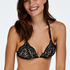 Marina foret triangel-bralette, Svart