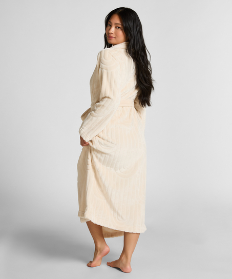 Lang fleecek&aring;pe, Hvit