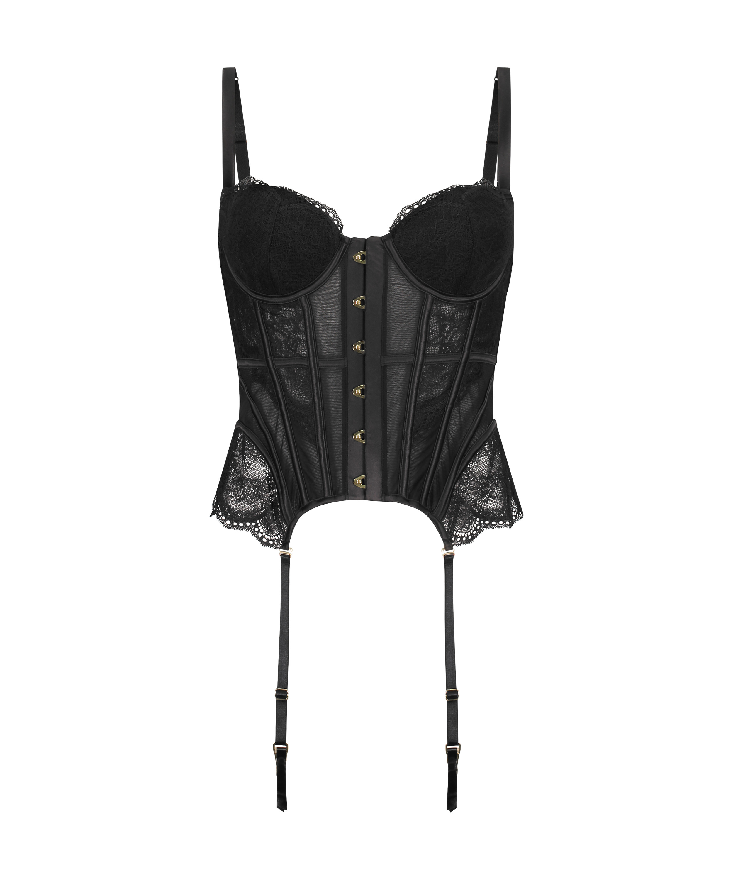 Bustier Fleur Nyakim, Svart, main