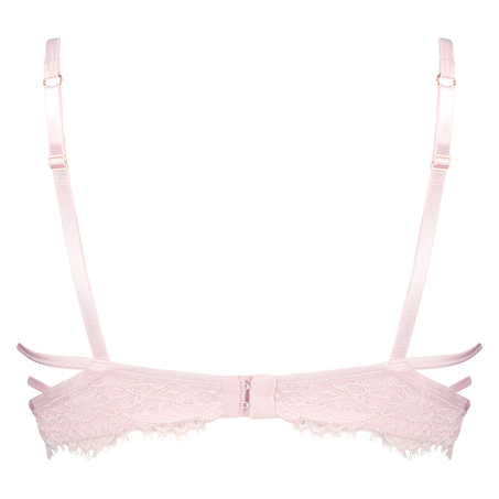 Eve upolstret longline-BH med spiler, Rosa