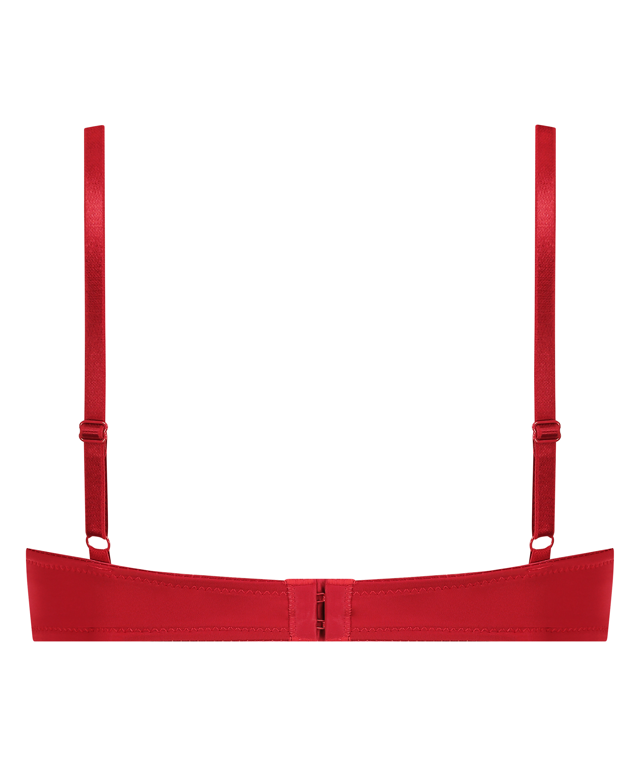 Vattert bh med b&oslash;yle Plunge, R&oslash;d, main