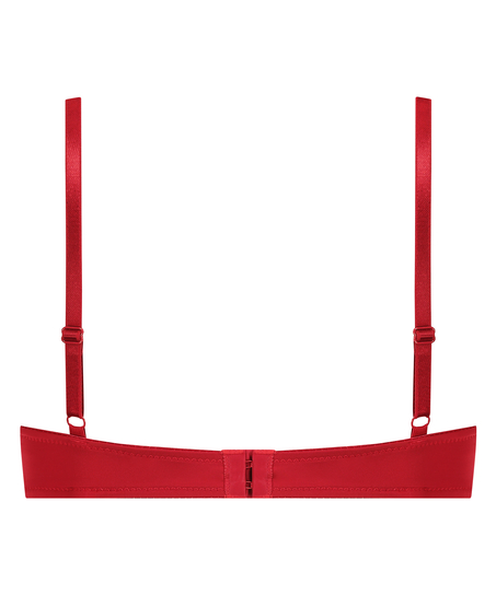 Vattert bh med b&oslash;yle Plunge, R&oslash;d