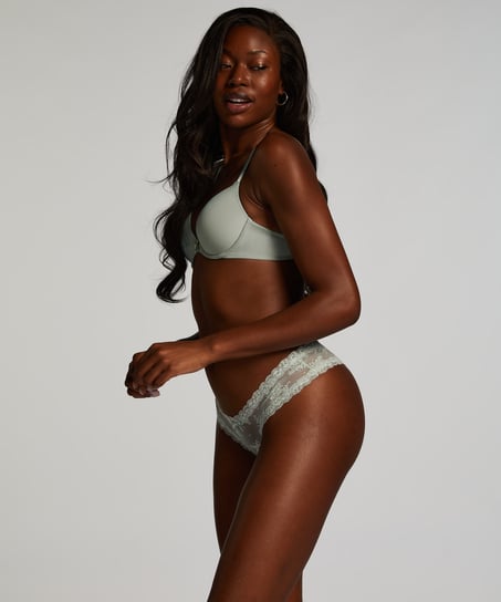 Brasiliansk truse V-shape Mesh, Gr&oslash;nn