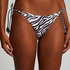 Cheeky Tanga Bikini Underdel Doha Zebra, Hvit