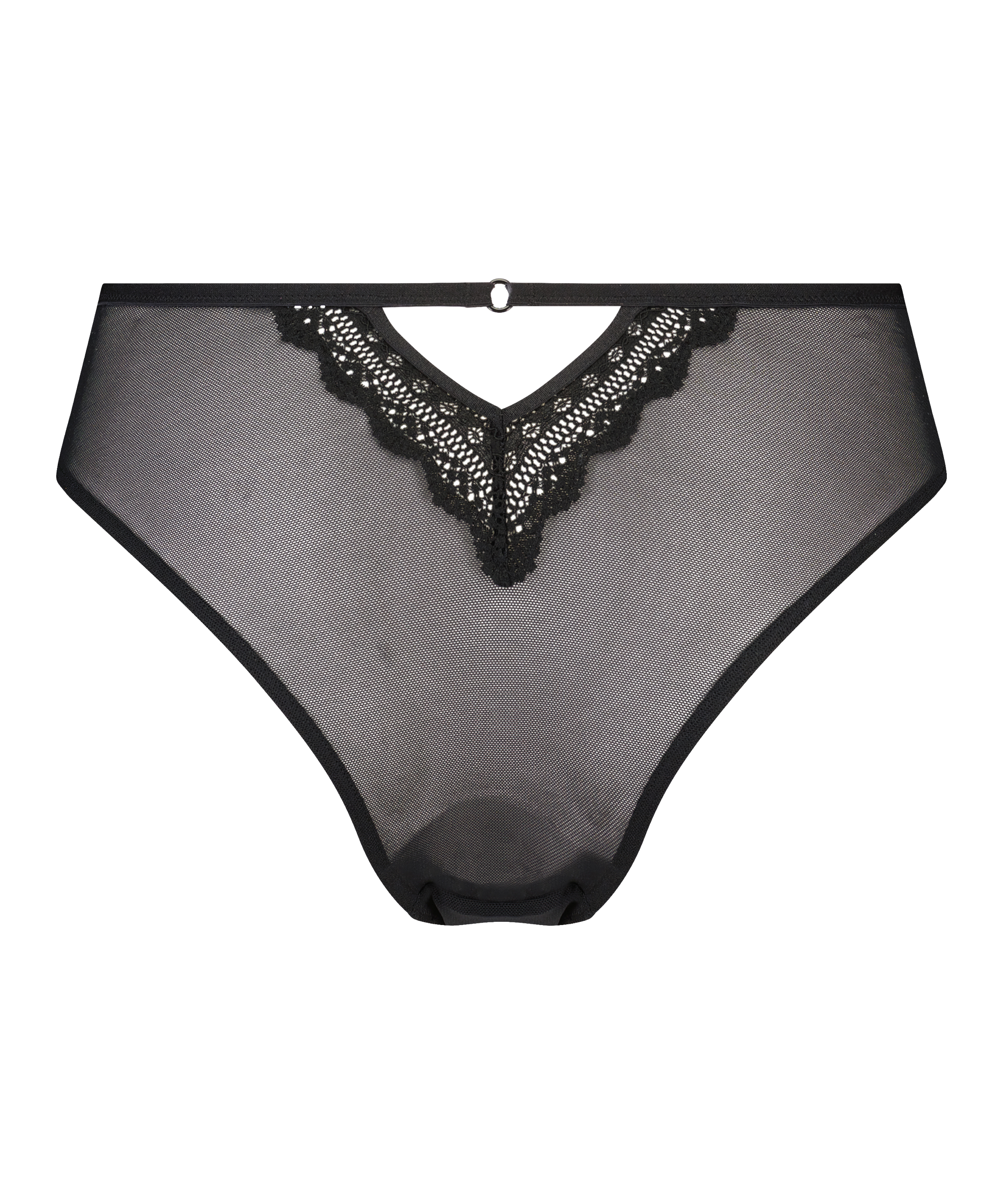 Mahina brasiliansk truse med h&oslash;y skj&aelig;ring, Svart, main