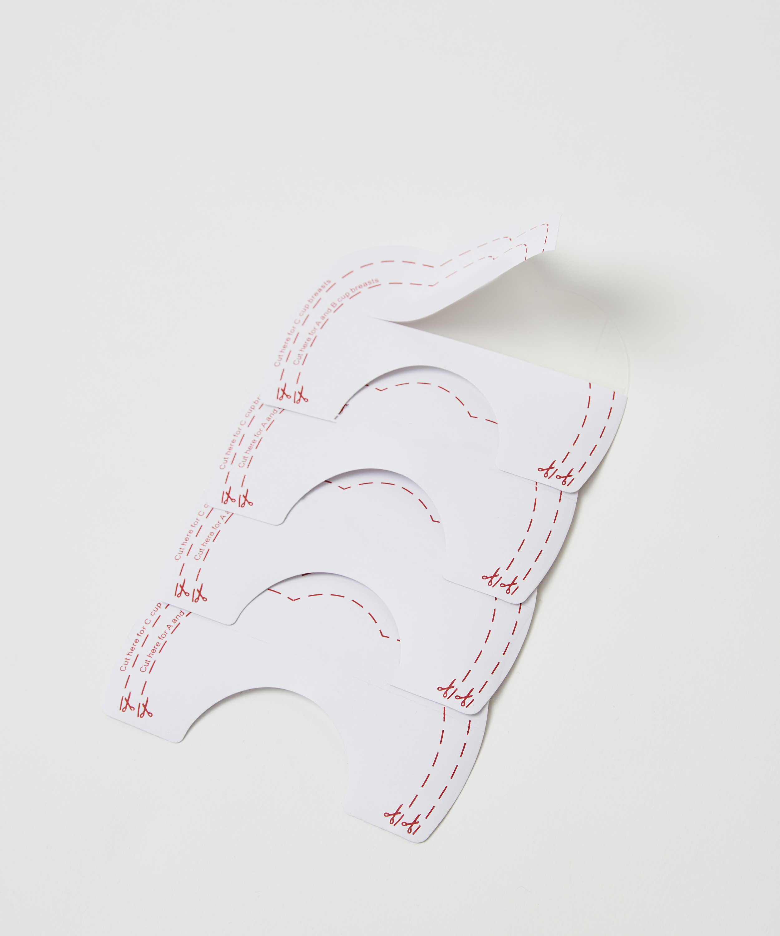 2-pakning brystvorteskjulere med løft, Beige, main