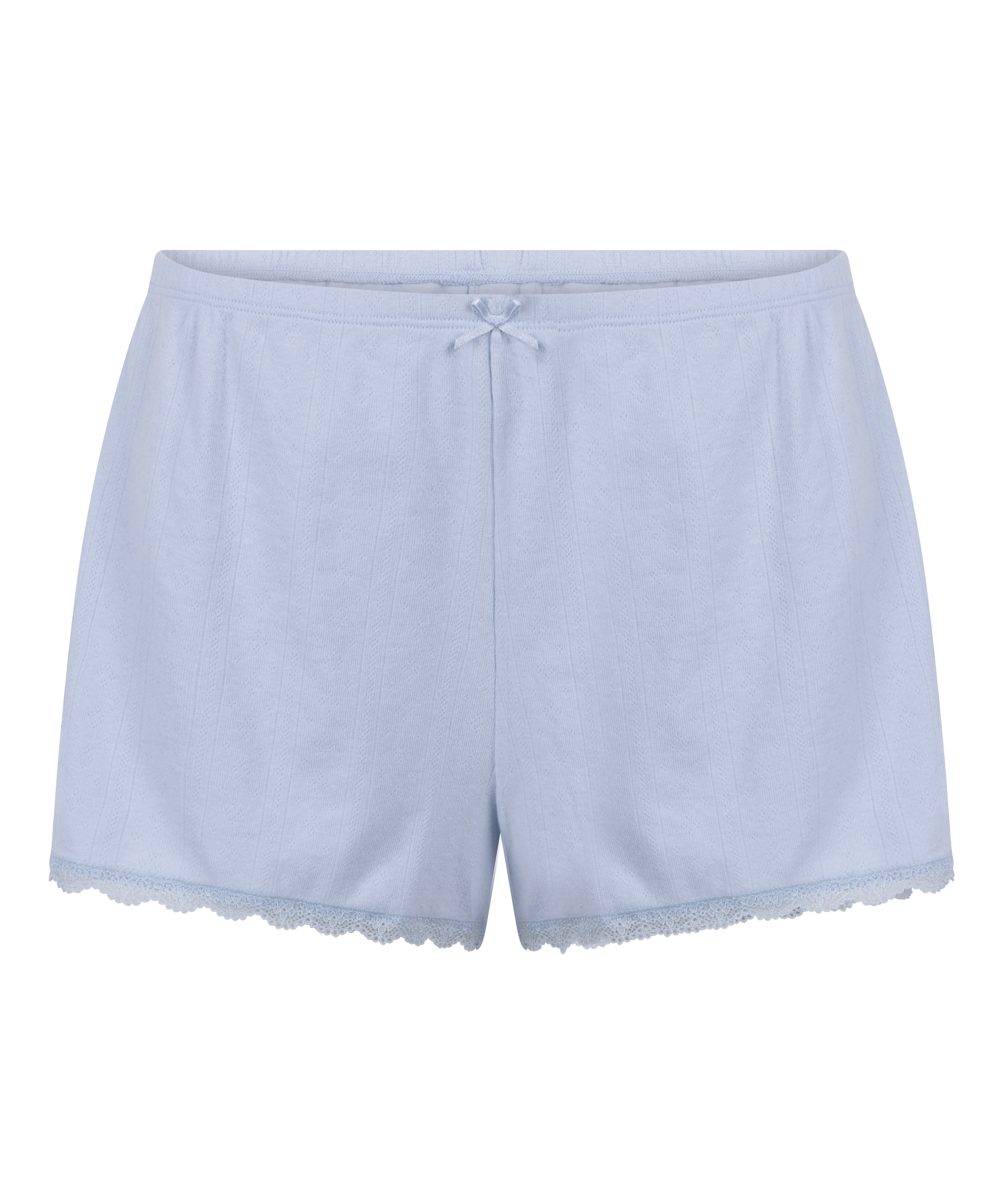 Pointelle shorts, Blå, main