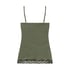Cami-topp Velours Lace, Grønn