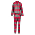 Twill pyjama set, Rød