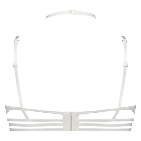 Chasity uforet BH med b&oslash;yle, Hvit