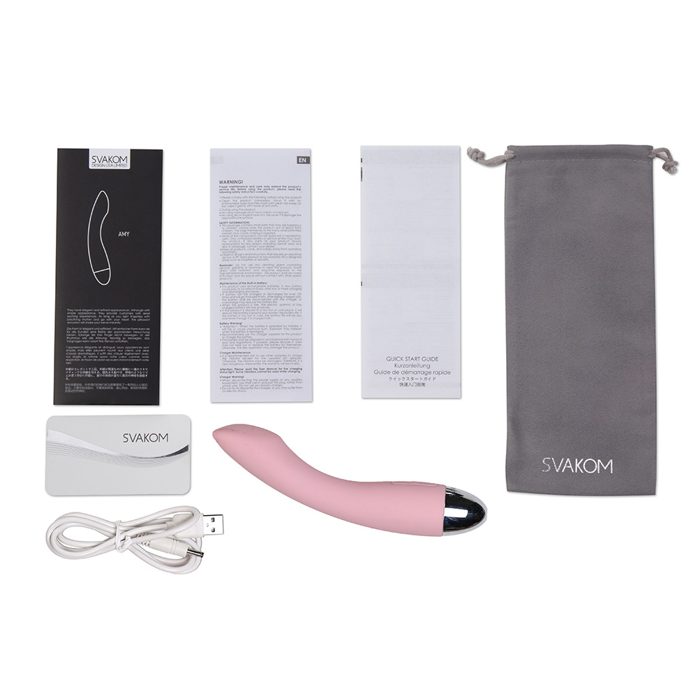 Svakom - Amy G-punkt vibrator, Rosa, main