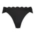 Rio Bikini Underdel Scallop, Svart