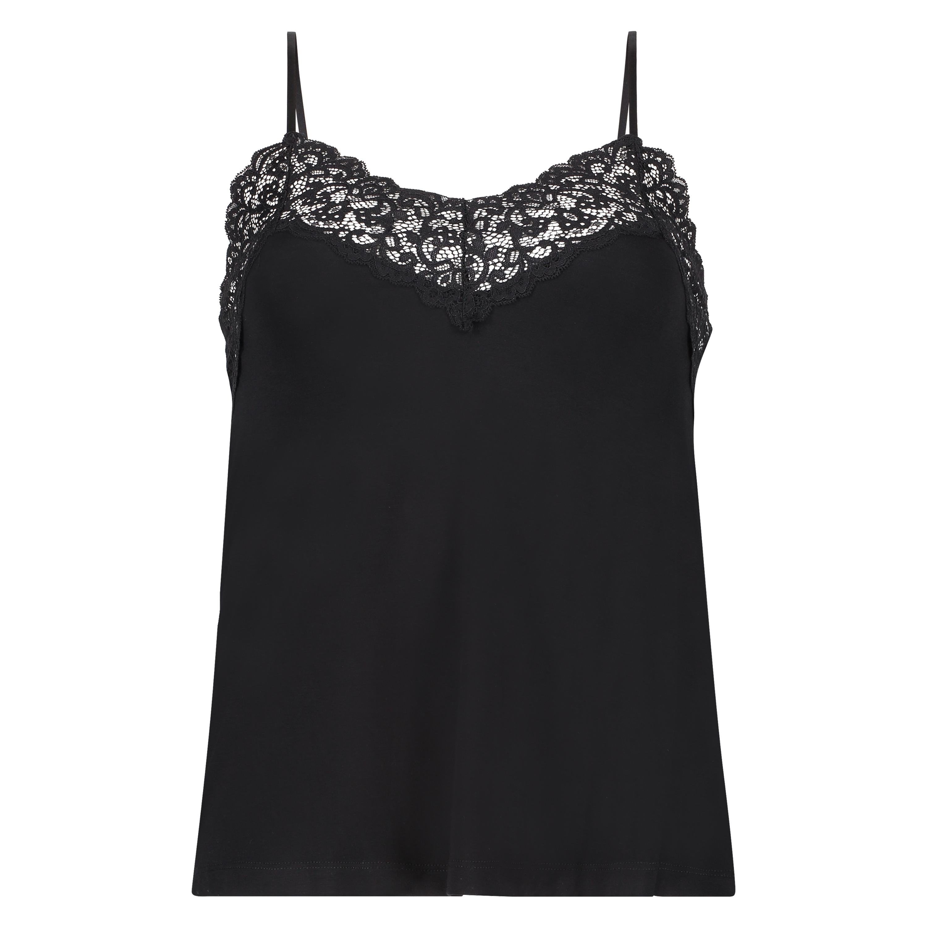 A-Line jersey cami-topp, Svart, main