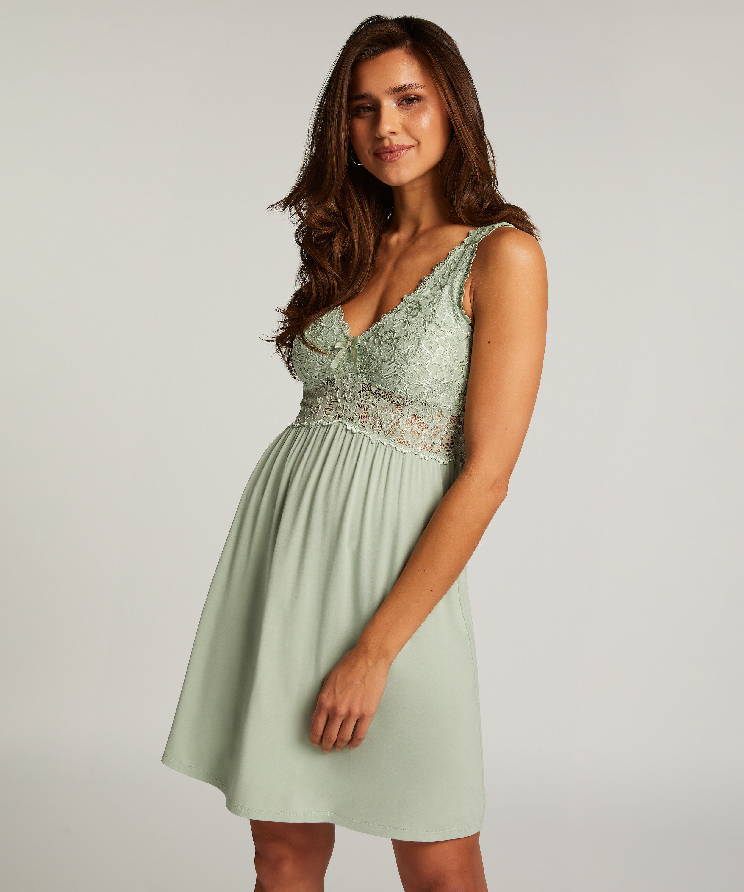 Nattkjole Nora Lace, Grønn