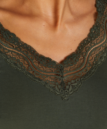 Pysjamatopp Jersey, Gr&oslash;nn