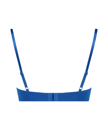 Vattert bh med b&oslash;yle Plunge, Bl&aring;