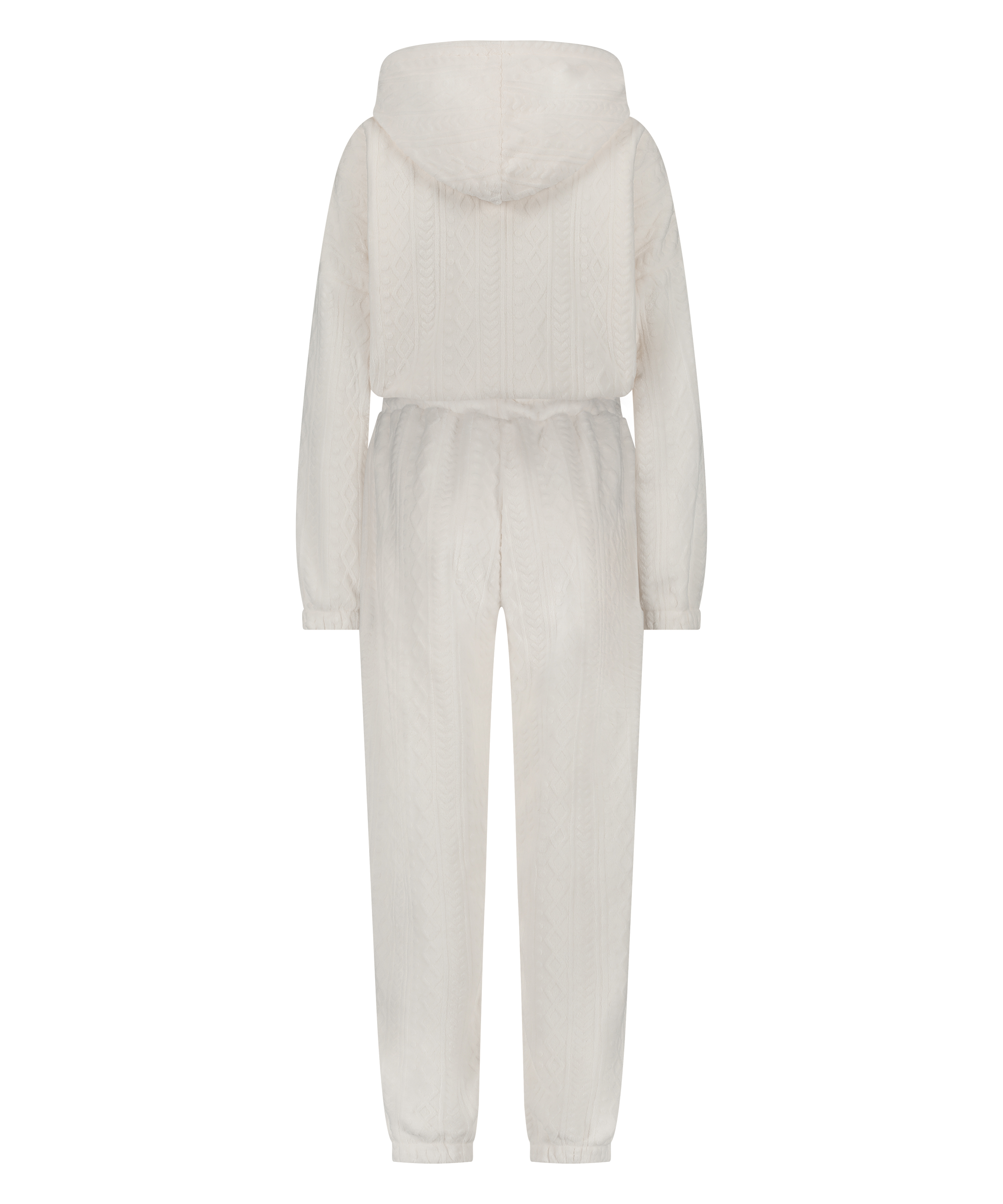 Onesie Fleece, Hvit, main
